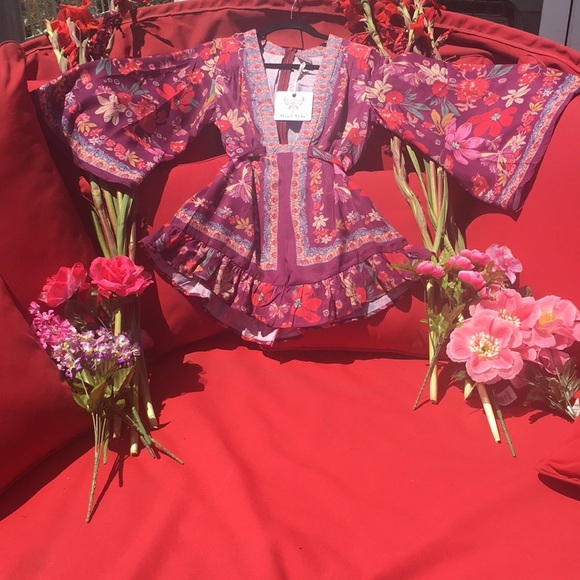 Angel Biba Dresses & Skirts - Angel Biba Mini Dress Flower Baby NWT Size M